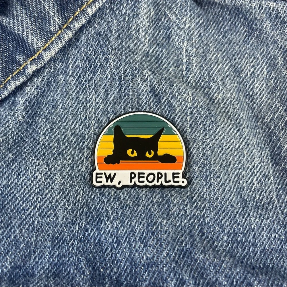 Ew, People 1 Inch Enamel Pin